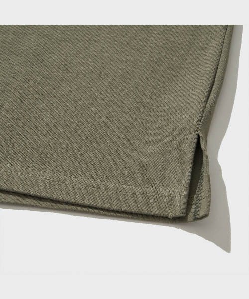 VDR（ブイディアール）の「HENLY NECK T-SHIRT [Army Olive]（Tシャツ/カットソー・メンズ・その他・M/L/XL）」の5枚目の写真