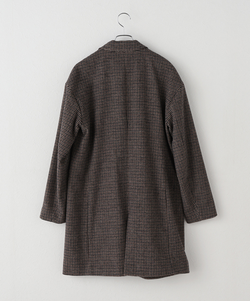 B.C STOCK（ベーセーストック）の「ウール混チェスターコート（チェスターコート・レディース・ブラック/ベージュ/チョコ・FREE）」の4枚目の写真