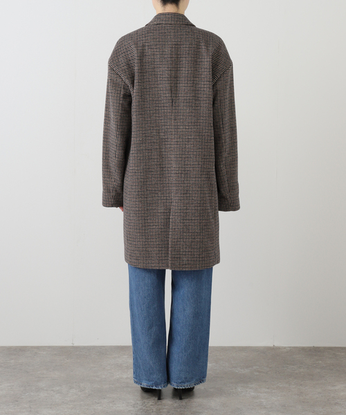 B.C STOCK（ベーセーストック）の「ウール混チェスターコート（チェスターコート・レディース・ブラック/ベージュ/チョコ・FREE）」の16枚目の写真