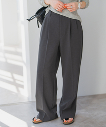 Spick & Span | 《追加》ダブルクロスツータックパンツ(スラックス)