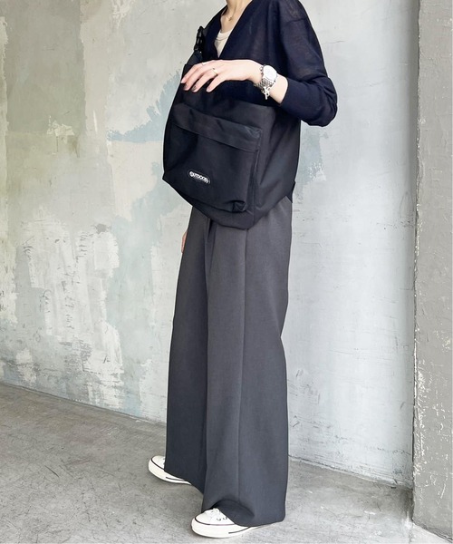 Spick & Span(スピックアンドスパン)の「《追加》ダブルクロスツータックパンツ(スラックス・レディース・ブラウン/チャコールグレー・40/38/36/34)」の21枚目の写真