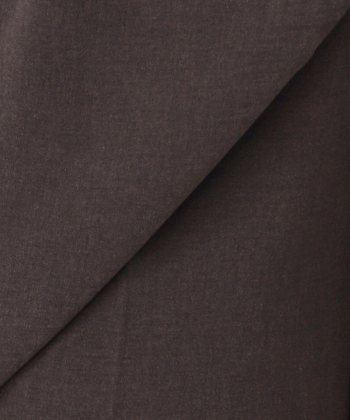 Spick & Span（スピックアンドスパン）の「《追加》ダブルクロスツータックパンツ（スラックス・レディース・ブラウン/チャコールグレー・40/38/36/34）」の7枚目の写真