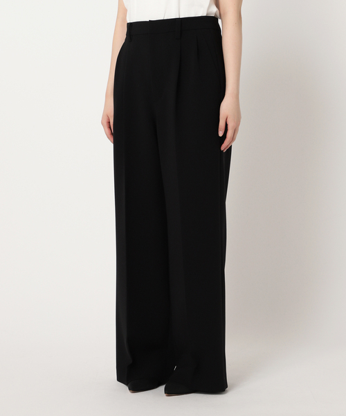 Spick & Span（スピックアンドスパン）の「《追加》ダブルクロスツータックパンツ（スラックス・レディース・ブラウン/チャコールグレー・40/38/36/34）」の11枚目の写真