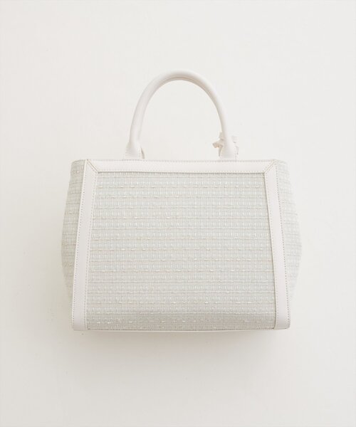 natural couture（ナチュラルクチュール）の「フラグメント付きミドルBAG（ハンドバッグ・レディース・ベージュ/アイボリー/ブラック・FREE）」の10枚目の写真