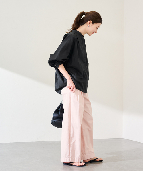 FRAMeWORK(フレームワーク)の「≪追加≫タイプライターコクーンブラウス(シャツ/ブラウス・レディース・ホワイト/ブルー/ブラック・FREE)」の18枚目の写真