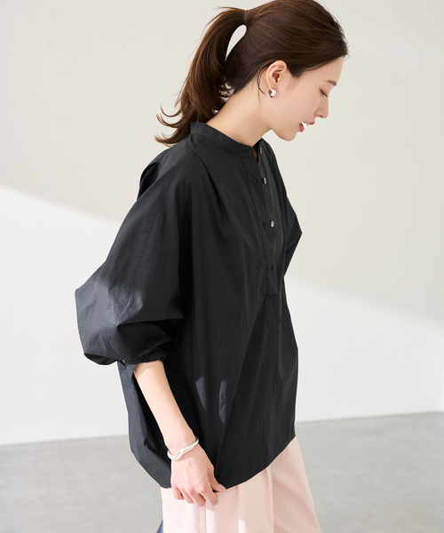 FRAMeWORK(フレームワーク)の「≪追加≫タイプライターコクーンブラウス(シャツ/ブラウス・レディース・ホワイト/ブルー/ブラック・FREE)」の20枚目の写真