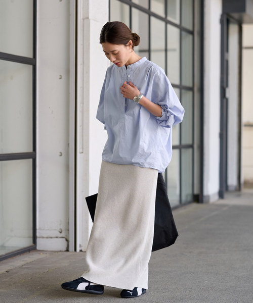 FRAMeWORK(フレームワーク)の「≪追加≫タイプライターコクーンブラウス(シャツ/ブラウス・レディース・ホワイト/ブルー/ブラック・FREE)」の20枚目の写真