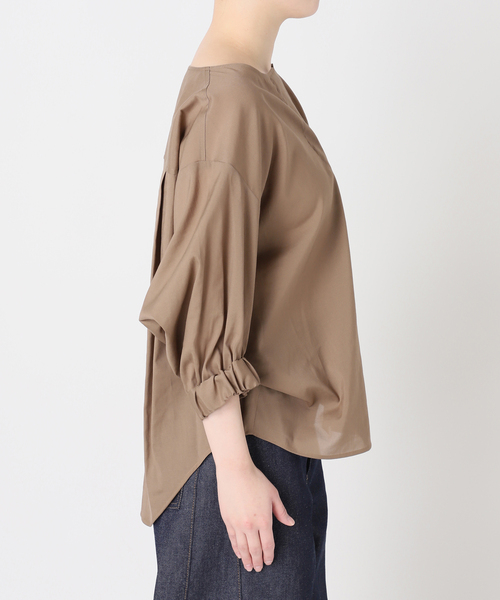 journal standard L'essage(ジャーナルスタンダードレサージュ)の「《追加》オーガンジーニュアンスノーカラーシャツ(シャツ/ブラウス・レディース・ブラウン系その他/ブラック/ホワイト/ブルー系その他・FREE)」の14枚目の写真