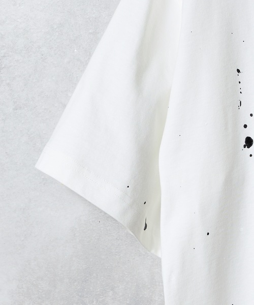 NUMBER (N)INE(ナンバーナイン)の「HAND PAINTED BASIC HEM PRINTED T-SHIRT / ハンドペイント ベーシック ワンポイント ロゴプリント Tシャツ(Tシャツ/カットソー・メンズ・ホワイト/グレー系その他2/ホワイト系その他2/グレー/ブラック/ブラック系その他2・M/L/XL)」の22枚目の写真