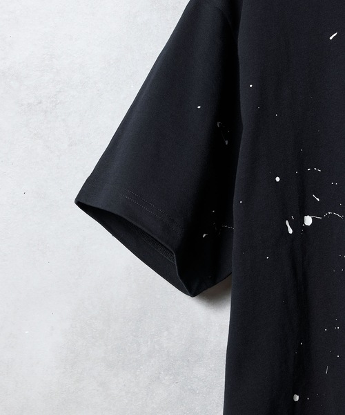 NUMBER (N)INE（ナンバーナイン）の「HAND PAINTED BASIC HEM PRINTED T-SHIRT / ハンドペイント ベーシック ワンポイント ロゴプリント Tシャツ（Tシャツ/カットソー・メンズ・ホワイト/グレー系その他2/ホワイト系その他2/グレー/ブラック/ブラック系その他2・M/L/XL）」の18枚目の写真