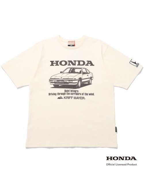 KRIFF MAYER(クリフメイヤー)の「HONDAコラボT(インテグラ)(Tシャツ/カットソー・メンズ・ブルー/ナチュラル/チャコール/グリーン/レッド・MEDIUM/X-LARGE/LARGE)」の3枚目の写真
