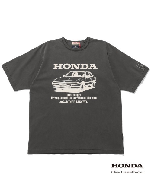 KRIFF MAYER(クリフメイヤー)の「HONDAコラボT(インテグラ)(Tシャツ/カットソー・メンズ・ブルー/ナチュラル/チャコール/グリーン/レッド・MEDIUM/X-LARGE/LARGE)」の2枚目の写真