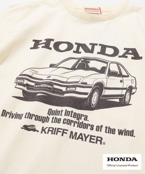 KRIFF MAYER(クリフメイヤー)の「HONDAコラボT(インテグラ)(Tシャツ/カットソー・メンズ・ブルー/ナチュラル/チャコール/グリーン/レッド・MEDIUM/X-LARGE/LARGE)」の14枚目の写真