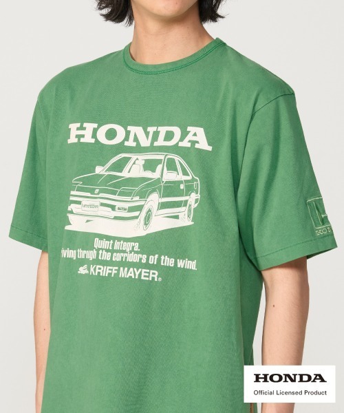 KRIFF MAYER(クリフメイヤー)の「HONDAコラボT(インテグラ)(Tシャツ/カットソー・メンズ・ブルー/ナチュラル/チャコール/グリーン/レッド・MEDIUM/X-LARGE/LARGE)」の20枚目の写真