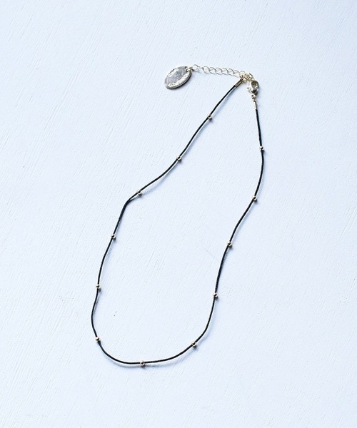 ROSE BUD（ローズバッド）の「CORD NECKLACE（ネックレス・レディース・シルバー/ゴールド・ONE SIZE）」の2枚目の写真