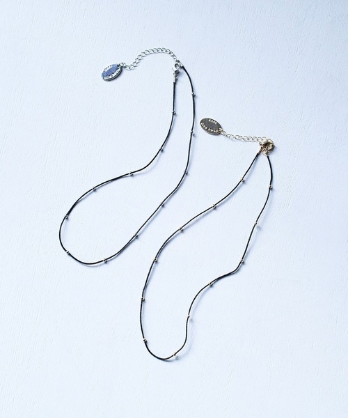 ROSE BUD（ローズバッド）の「CORD NECKLACE（ネックレス・レディース・シルバー/ゴールド・ONE SIZE）」の8枚目の写真
