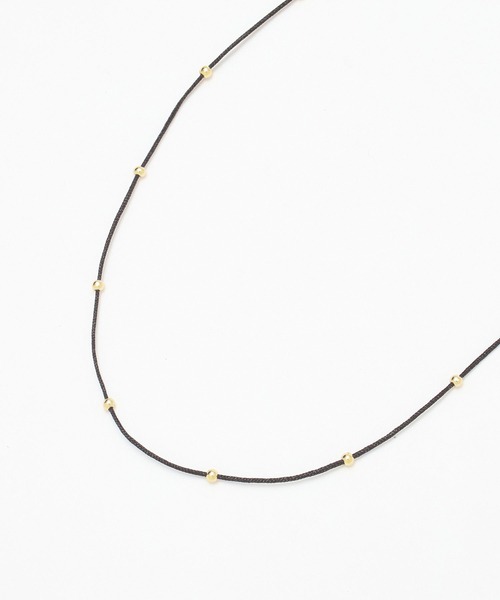 ROSE BUD（ローズバッド）の「CORD NECKLACE（ネックレス・レディース・シルバー/ゴールド・ONE SIZE）」の7枚目の写真