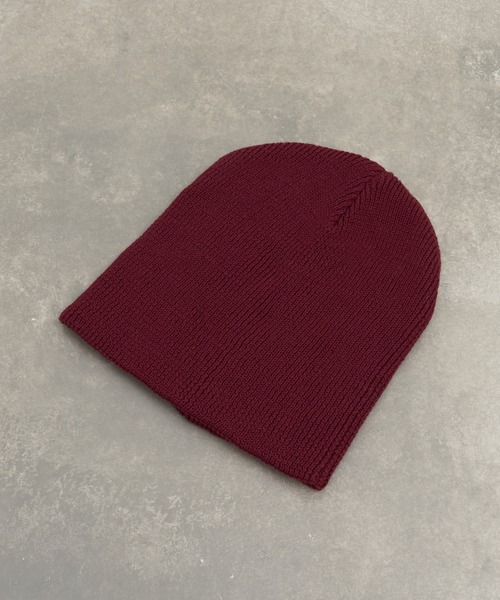 CIAOPANIC TYPY（チャオパニックティピー）の「【プチプラ】コットンリブビーニー（ニットキャップ/ビーニー・レディース・ブラウン/バーガンディー/イエロー/ブラック/オフホワイト/グレー・ONE SIZE）」の14枚目の写真