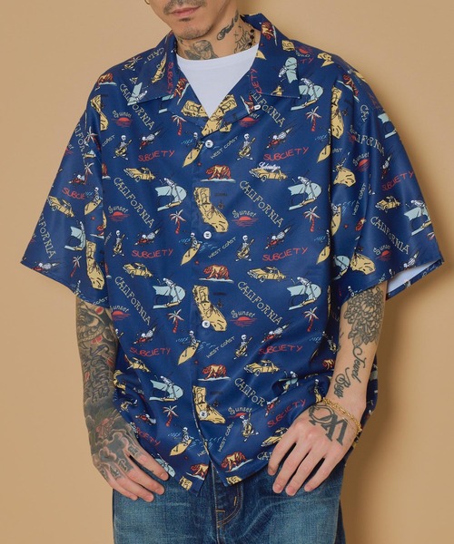 Subciety（サブサエティ）の「Essential open collar shirt（シャツ/ブラウス・メンズ・G/C/E/D/B/A/F・SMALL/X-SMALL/LARGE/MEDIUM/XX-LARGE/X-LARGE）」の3枚目の写真