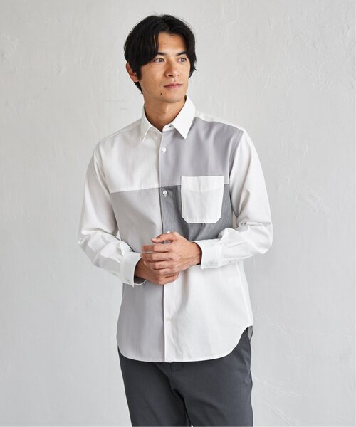 ikka(イッカ)の「オックスブロックスグラデシャツ(シャツ/ブラウス・メンズ・ホワイト/ネイビー・XL/L/M/S)」の20枚目の写真