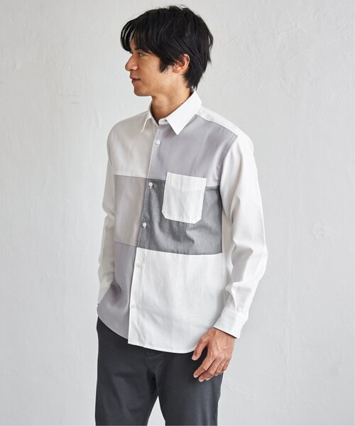 ikka(イッカ)の「オックスブロックスグラデシャツ(シャツ/ブラウス・メンズ・ホワイト/ネイビー・XL/L/M/S)」の21枚目の写真