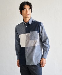 オックスブロックスグラデシャツ