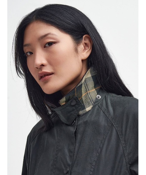 Barbour(バブアー)の「【BEADNELL / ビードネル】ワックス ジャケット(レディース)(テーラードジャケット・レディース・グリーン/ブラック・8/10)」の7枚目の写真