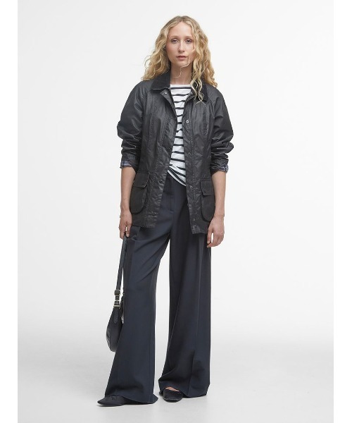 Barbour(バブアー)の「【BEADNELL / ビードネル】ワックス ジャケット(レディース)(テーラードジャケット・レディース・グリーン/ブラック・8/10)」の12枚目の写真