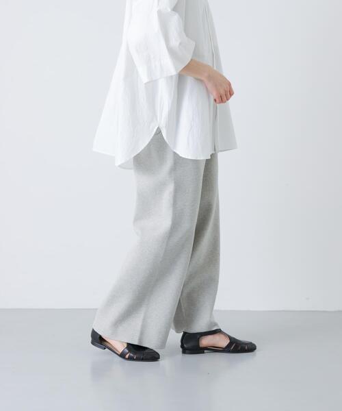 かぐれ(カグレ)の「コットンカシミヤニットパンツ(その他パンツ・レディース・オートミール/ピンク/ブラック・FREE)」の13枚目の写真
