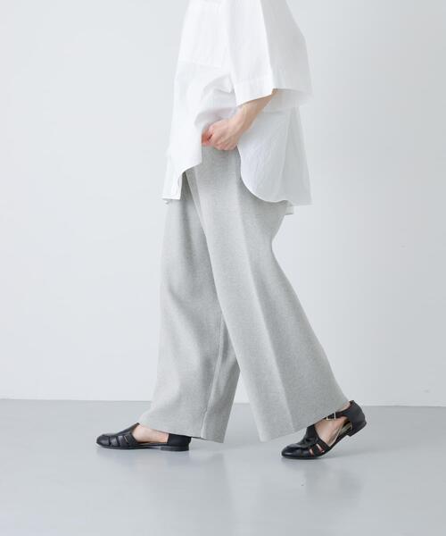かぐれ(カグレ)の「コットンカシミヤニットパンツ(その他パンツ・レディース・オートミール/ピンク/ブラック・FREE)」の14枚目の写真