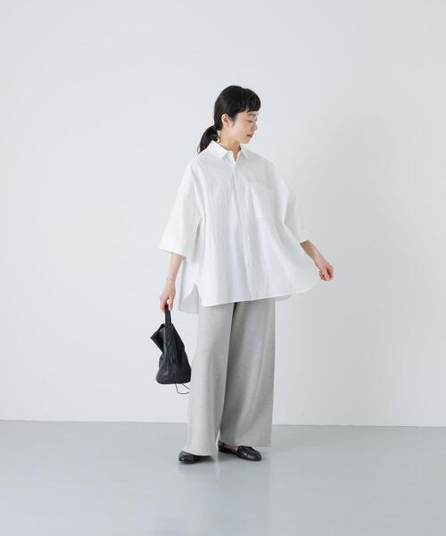 かぐれ(カグレ)の「コットンカシミヤニットパンツ(その他パンツ・レディース・オートミール/ピンク/ブラック・FREE)」の15枚目の写真