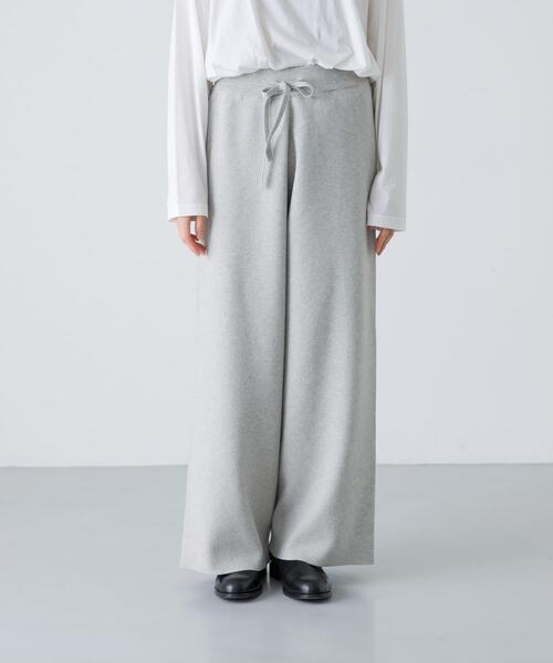 かぐれ(カグレ)の「コットンカシミヤニットパンツ(その他パンツ・レディース・オートミール/ピンク/ブラック・FREE)」の20枚目の写真