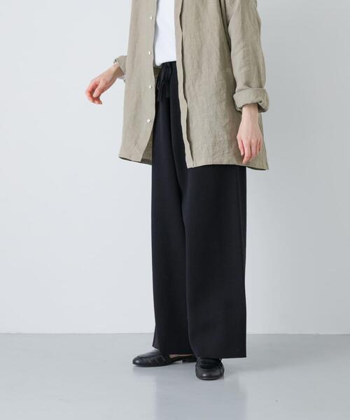 かぐれ(カグレ)の「コットンカシミヤニットパンツ(その他パンツ・レディース・オートミール/ピンク/ブラック・FREE)」の7枚目の写真