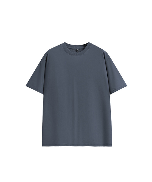 BUTTON SEOUL(ボタンソウル)の「エッセンシャルデイリークルーネックショートスリーブTシャツ(8カラー)(Tシャツ/カットソー・メンズ・ピンク/ベージュ/ネイビー/パープル/カーキ/アイボリー/ブラック/グレー・X-SMALL/SMALL/MEDIUM/LARGE/X-LARGE/XX-LARGE)」の6枚目の写真