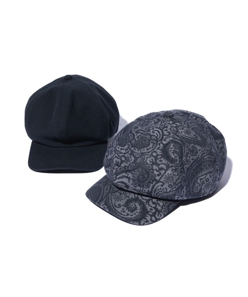 glamb（グラム）の「Deformed Casquette / デフォームキャスケット（キャスケット・メンズ・ブラック/グレー・FREE）」の2枚目の写真