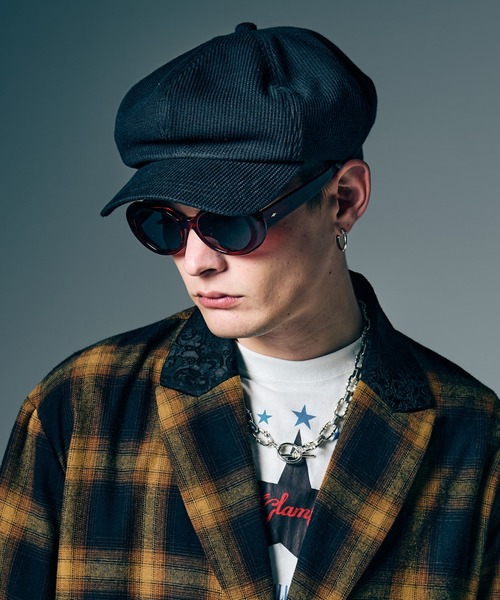 glamb（グラム）の「Deformed Casquette / デフォームキャスケット（キャスケット・メンズ・ブラック/グレー・FREE）」の8枚目の写真