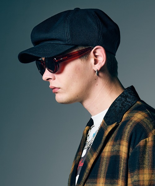 glamb（グラム）の「Deformed Casquette / デフォームキャスケット（キャスケット・メンズ・ブラック/グレー・FREE）」の9枚目の写真