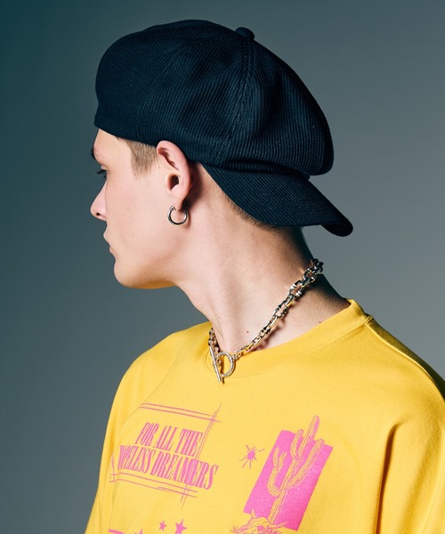 glamb（グラム）の「Deformed Casquette / デフォームキャスケット（キャスケット・メンズ・ブラック/グレー・FREE）」の11枚目の写真