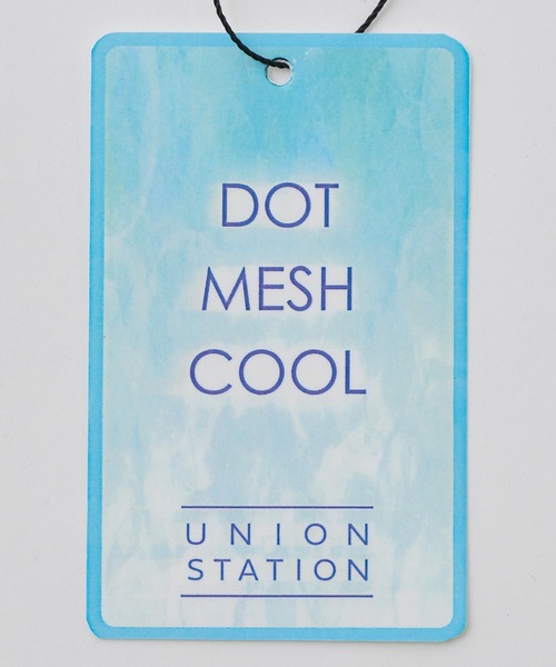 UNION STATION（ユニオンステーション）の「ドットメッシュスラックス〈ストレッチ・マシンウォッシャブル・軽量・接触冷感・通気性〉（その他パンツ・メンズ・ブラック/グレー・L/M）」の16枚目の写真