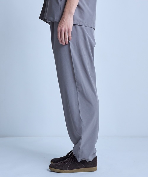 UNION STATION（ユニオンステーション）の「ドットメッシュスラックス〈ストレッチ・マシンウォッシャブル・軽量・接触冷感・通気性〉（その他パンツ・メンズ・ブラック/グレー・L/M）」の20枚目の写真