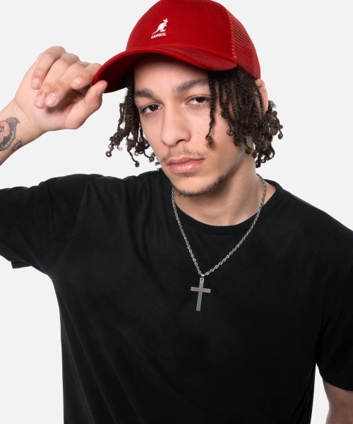KANGOL(カンゴール)の「KANGOL KANGAROO TRUCKER / カンゴール(キャップ・レディース・ブルー/ピンク/レッド/ブラック/オリーブ/カーキ・ONE SIZE)」の19枚目の写真