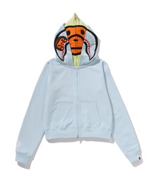 A BATHING APE（アベイシングエイプ）の「MILO SHARK CROPPED FULL ZIP DOUBLE HOODIE（パーカー）」