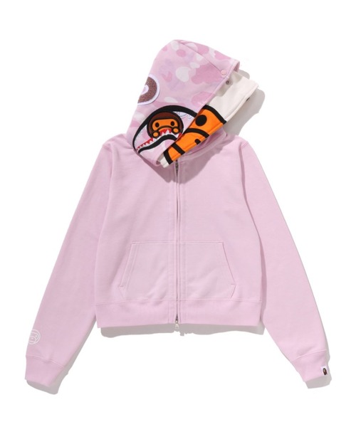 MILO SHARK CROPPED FULL ZIP DOUBLE HOODIE（パーカー）｜A BATHING