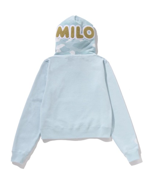 MILO SHARK CROPPED FULL ZIP DOUBLE HOODIE（パーカー）｜A BATHING