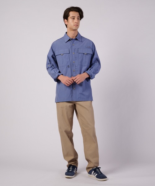 Eddie Bauer(エディーバウアー)の「ガイド 長袖シャツ(シャツ/ブラウス・メンズ・ピンク/ミント/ネイビー・S/L/M/XL/XXL)」の15枚目の写真