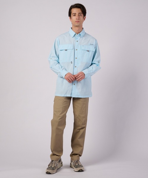 Eddie Bauer(エディーバウアー)の「ガイド 長袖シャツ(シャツ/ブラウス・メンズ・ピンク/ミント/ネイビー・S/L/M/XL/XXL)」の11枚目の写真