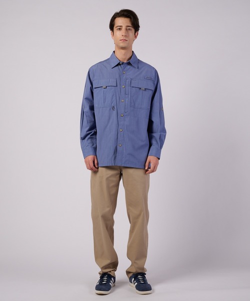 Eddie Bauer(エディーバウアー)の「ガイド 長袖シャツ(シャツ/ブラウス・メンズ・ピンク/ミント/ネイビー・S/L/M/XL/XXL)」の14枚目の写真