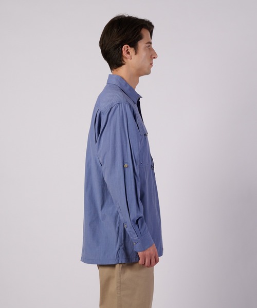 Eddie Bauer(エディーバウアー)の「ガイド 長袖シャツ(シャツ/ブラウス・メンズ・ピンク/ミント/ネイビー・S/L/M/XL/XXL)」の13枚目の写真