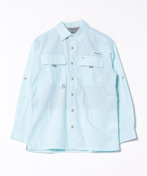 Eddie Bauer(エディーバウアー)の「ガイド 長袖シャツ(シャツ/ブラウス・メンズ・ピンク/ミント/ネイビー・S/L/M/XL/XXL)」の6枚目の写真