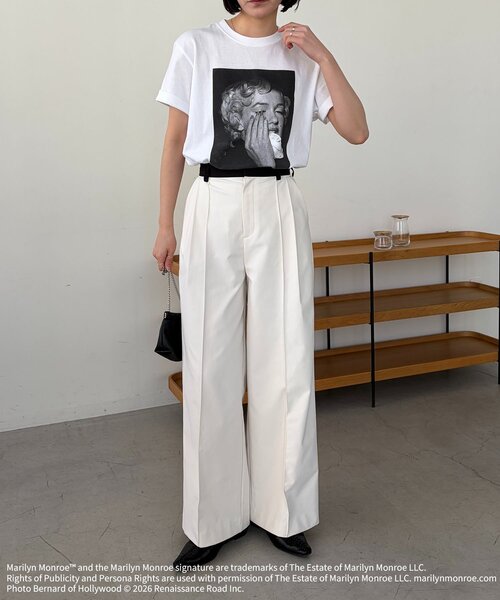 CAPRICIEUX LE'MAGE（カプリシューレマージュ）の「【GOOD ROCK SPEED】Marilyn Monroe Tシャツ①（Tシャツ/カットソー・レディース・ホワイト・FREE）」の6枚目の写真